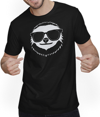 Produktbild von T-Shirt mit Mann Faultiere Anime Faultier Manga Faultier Sonnenbrille