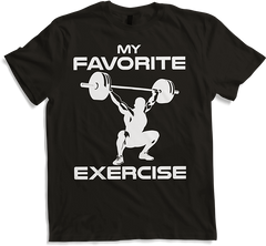Produktbild von T-Shirt Favorite Exercise Clean & Jerk Competition Gewichtheben