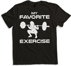Produktbild von T-Shirt Favorite Exercise Legday Bodybuilding Gewichtheben Kniebeugen