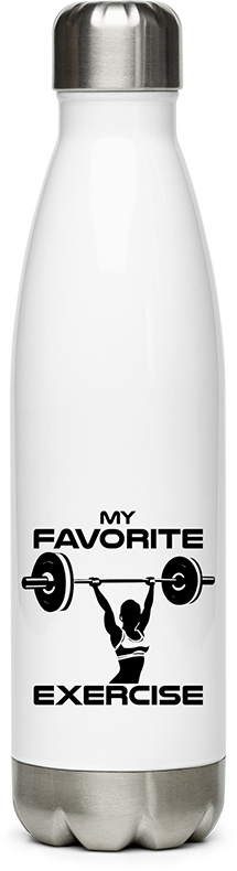 Produktbild von Edelstahlflasche Favorite Exercise Woman Gewichtheber, Damen