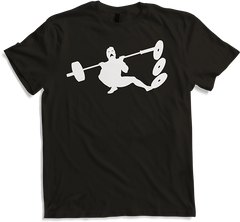 Produktbild von T-Shirt Font Squats Fail Bodybuilding Muskel Gewichtheben Kniebeugen