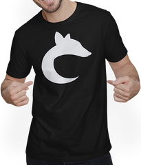 Produktbild von T-Shirt mit Mann Fox Face Silhouette Geburtstag Mond Füchse Fuchs Spruch