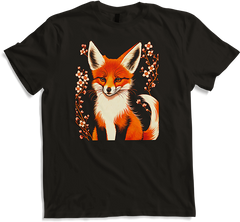 Produktbild von T-Shirt Foxes Japanische Kirschblüte Blume Kitsune Fuchs