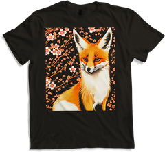 Produktbild von T-Shirt Foxes Japanische Kirschblüte Blume Kitsune Fuchs