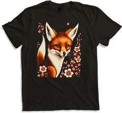 Produktbild von T-Shirt Foxes Japanische Kirschblüte Blume Kitsune Fuchs