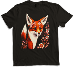 Produktbild von T-Shirt Foxes Japanische Kirschblüte Blume Kitsune Fuchs