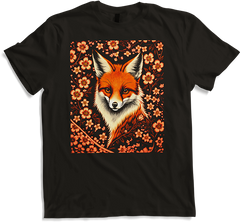 Produktbild von T-Shirt Foxes Japanische Kirschblüte Blume Kitsune Fuchs