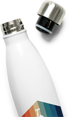 Produktbild vom Oberteil der Thermoflasche Frauen Workout | Vintage Hexagon | Retro Kurzhantel