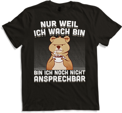 Produktbild von T-Shirt Freche Morgenmuffel Beuteltier Kaffee Bären Sprüche Quokka
