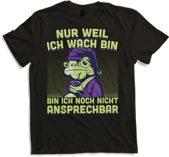 Produktbild von T-Shirt Freche Morgenmuffel Kröte mit Kaffee Frosch Sprüche Frösche