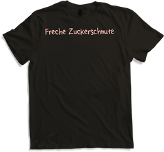 Produktbild von T-Shirt Freche Zuckerschnute Kecke Frauen Teenager Mädchen Sprüche