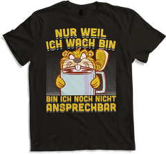 Produktbild von T-Shirt Frecher Morgenmuffel Spruch Biber mit Kaffee Sprüche