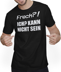 Produktbild von T-Shirt mit Mann Frecher Spruch | Kann nicht sein | Lustige Teenager Sprüche