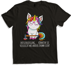 Produktbild von T-Shirt Freches Einhorn Lustiger frecher Spruch Mädchen & Teenager