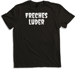 Produktbild von T-Shirt Freches Luder Gothic Dark Wave Batcave Spruch Freche Mädchen