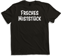 Produktbild von T-Shirt Freches Miststück Gothic Dark Wave Batcave Spruch Mädchen
