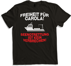 Produktbild von T-Shirt Freiheit für Carola | Seenotrettung ist kein Verbrechen
