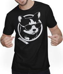 Produktbild von T-Shirt mit Mann Frettchen trägt Sonnenbrille coole Frettchen