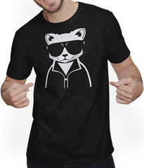 Produktbild von T-Shirt mit Mann Frettchen trägt Sonnenbrille coole Frettchen