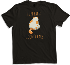 Produktbild von T-Shirt Fun fact: I don't care | Lustige Katzensprüche | Katzen