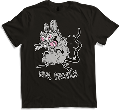 Produktbild von T-Shirt Funny Ew People Rat Crazy Fancy Rat Spruch Haustier Ratte