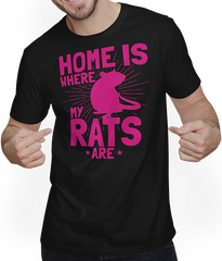 Produktbild von T-Shirt mit Mann Funny Fancy Rat Spruch | Vintage Pet Rat Owner | Retro Ratten