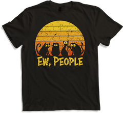 Produktbild von T-Shirt Funny Kitten Ew People Spruch Katzen Ärgern von Menschen
