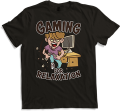 Produktbild von T-Shirt Gaming für Entspannung Gamer Nerd Spruch PC Computerspiele