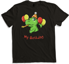 Produktbild von T-Shirt Geburtstag Dinosaurier Luftballon Junge Mädchen My Birthday
