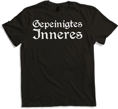 Produktbild von T-Shirt Gepeinigtes Inneres Gothic Sprüche Dark Wave Batcave Gruftie