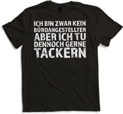 Produktbild von T-Shirt Gerne tackern Sexspruch Sexwitz Anmachspruch Anmach Sprüche