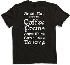 Produktbild von T-Shirt Goth Gedicht Horror Film Gothic Spruch Dark Wave Batcave Frauen