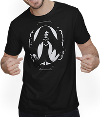 Produktbild von T-Shirt mit Mann Gothic Girl Dark Fairytale Goth Okult Frauen Batcave
