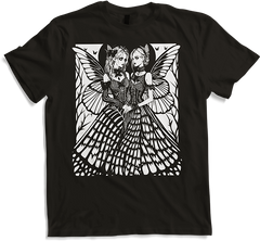 Produktbild von T-Shirt Gothic Grunge Fairycore Ästhetik mit Skelettfee