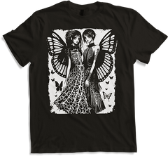 Produktbild von T-Shirt Gothic Grunge Fairycore Ästhetik mit Skelettfee