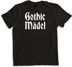 Produktbild von T-Shirt Gothic Mädel Goth Dark Wave Batcave Spruch Gothic Mädchen
