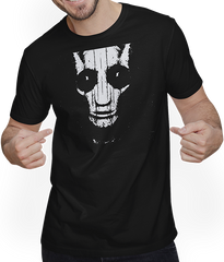 Produktbild von T-Shirt mit Mann Grindcore Occult Horror Art Death Metal Thrash Metall