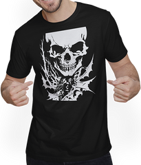 Produktbild von T-Shirt mit Mann Grindcore Okult Horror Skull Art Death Metal Thrash Metall