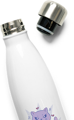 Produktbild vom Oberteil der Thermoflasche Grindcore Spruch Horror Katze Metalhead Heavy Metal