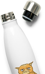 Produktbild vom Oberteil der Thermoflasche Grindcore Spruch Horror Katze Metalhead Heavy Metal