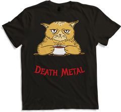 Produktbild von T-Shirt Grindcore Spruch Horror Katze Metalhead Heavy Metal