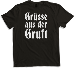 Produktbild von T-Shirt Grüße aus der Gruft Gothic Dark Wave Batcave Goth Spruch