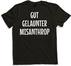 Produktbild von T-Shirt Gut gelaunter Misanthrop Introvetierte lustiges Sprüche