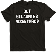 Produktbild von T-Shirt Gut gelaunter Misanthrop Introvetierte lustiges Sprüche