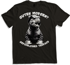 Produktbild von T-Shirt Guten Morgen Gefährliches Terrain Freche Dino Sprüche T-Rex