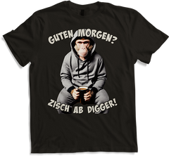 Produktbild von T-Shirt Guten Morgen? Zisch ab Digger! Freche Morgenmuffel Sprüche