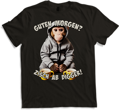 Produktbild von T-Shirt Guten Morgen? Zisch ab Digger! Freche Morgenmuffel Sprüche