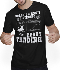 Produktbild von T-Shirt mit Mann Händler Daytrader Forex und Aktien T-Shirt