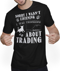 Produktbild von T-Shirt mit Mann Händler Daytrader Forex und Aktien T-Shirt