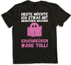 Produktbild von T-Shirt Heute möchte ich gerne was mit Menschen machen Halloween